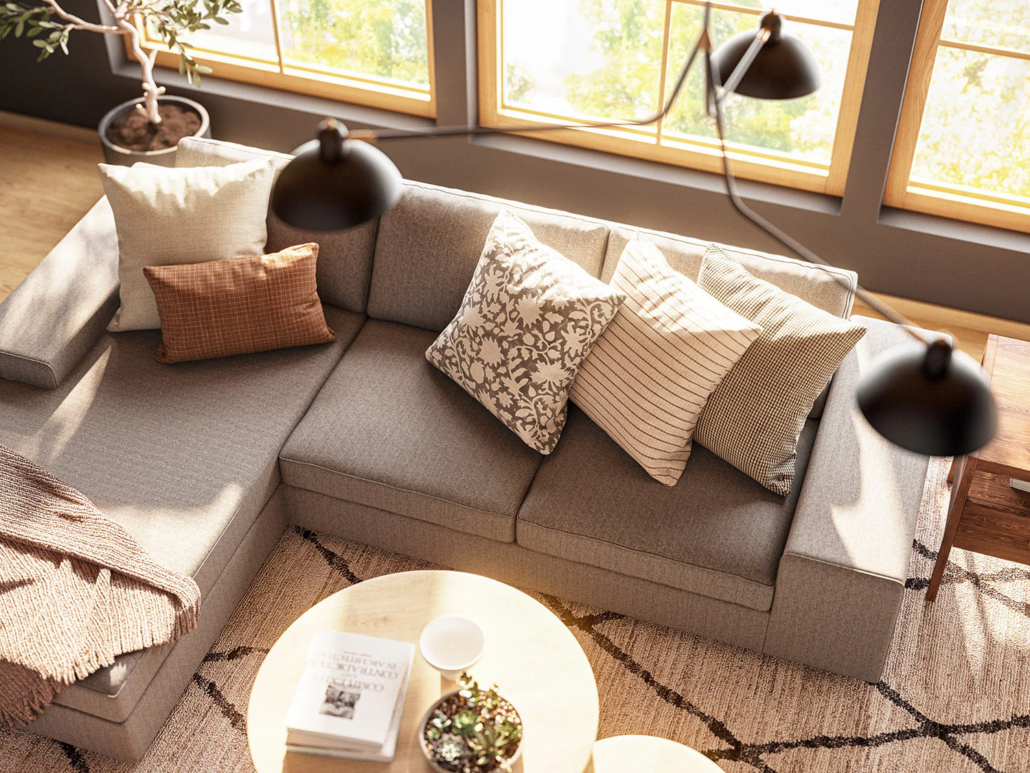 Blumen Chaise Sectional - Image 10