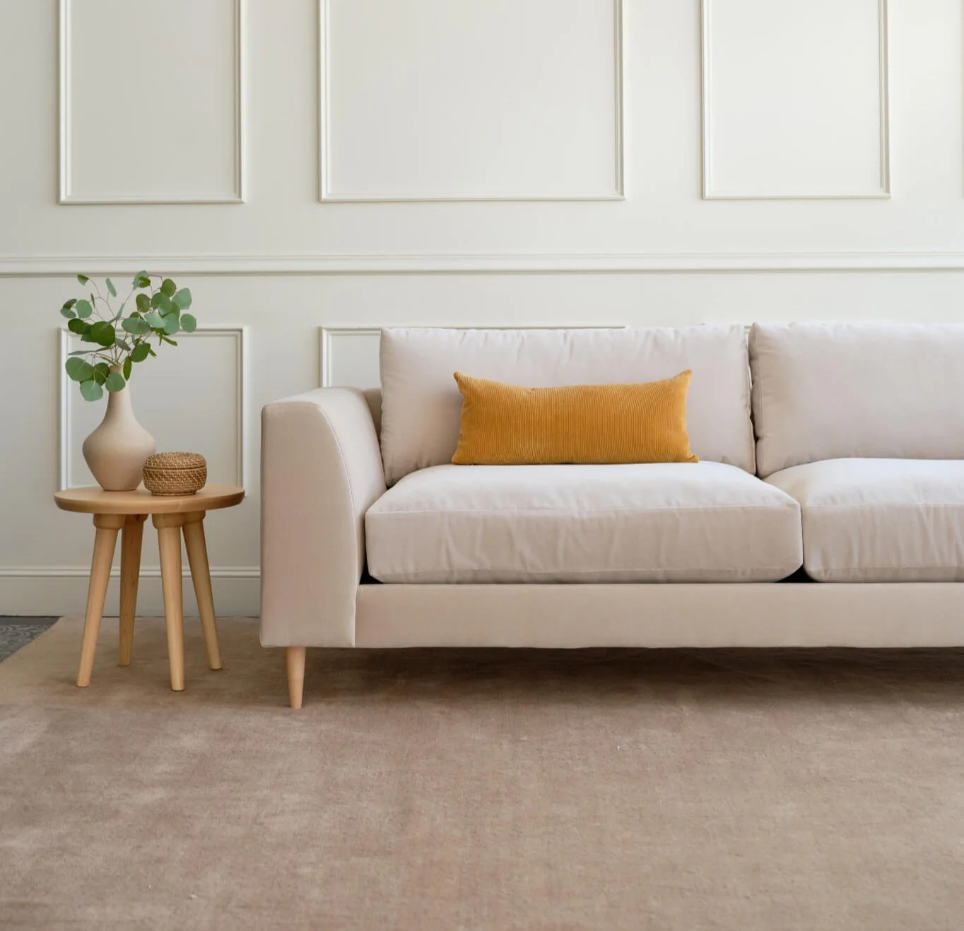 Dekayess Chaise Sectional in Natural Latex - Image 2