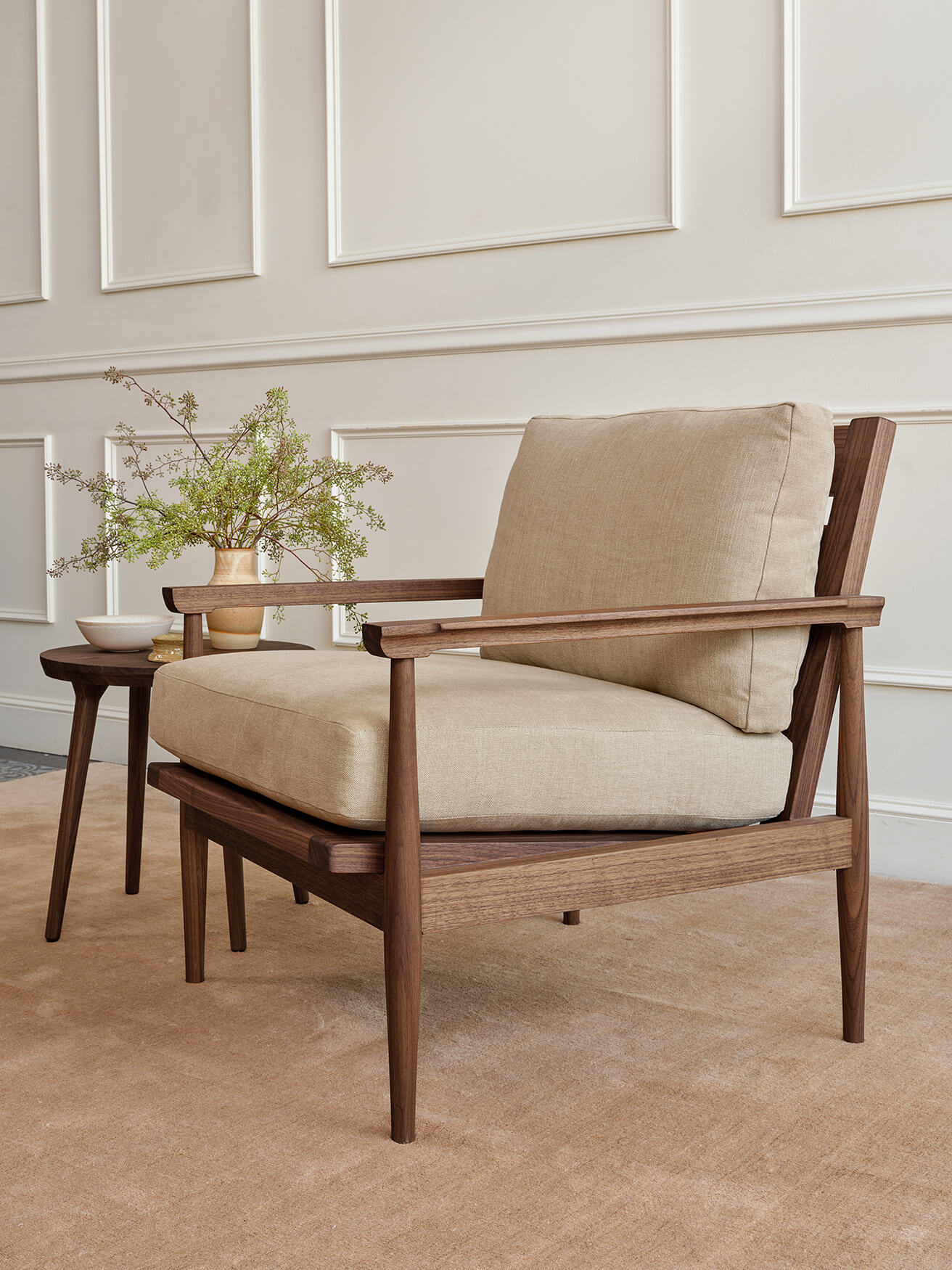 Eim Accent Chair in Natural Latex - Image 4