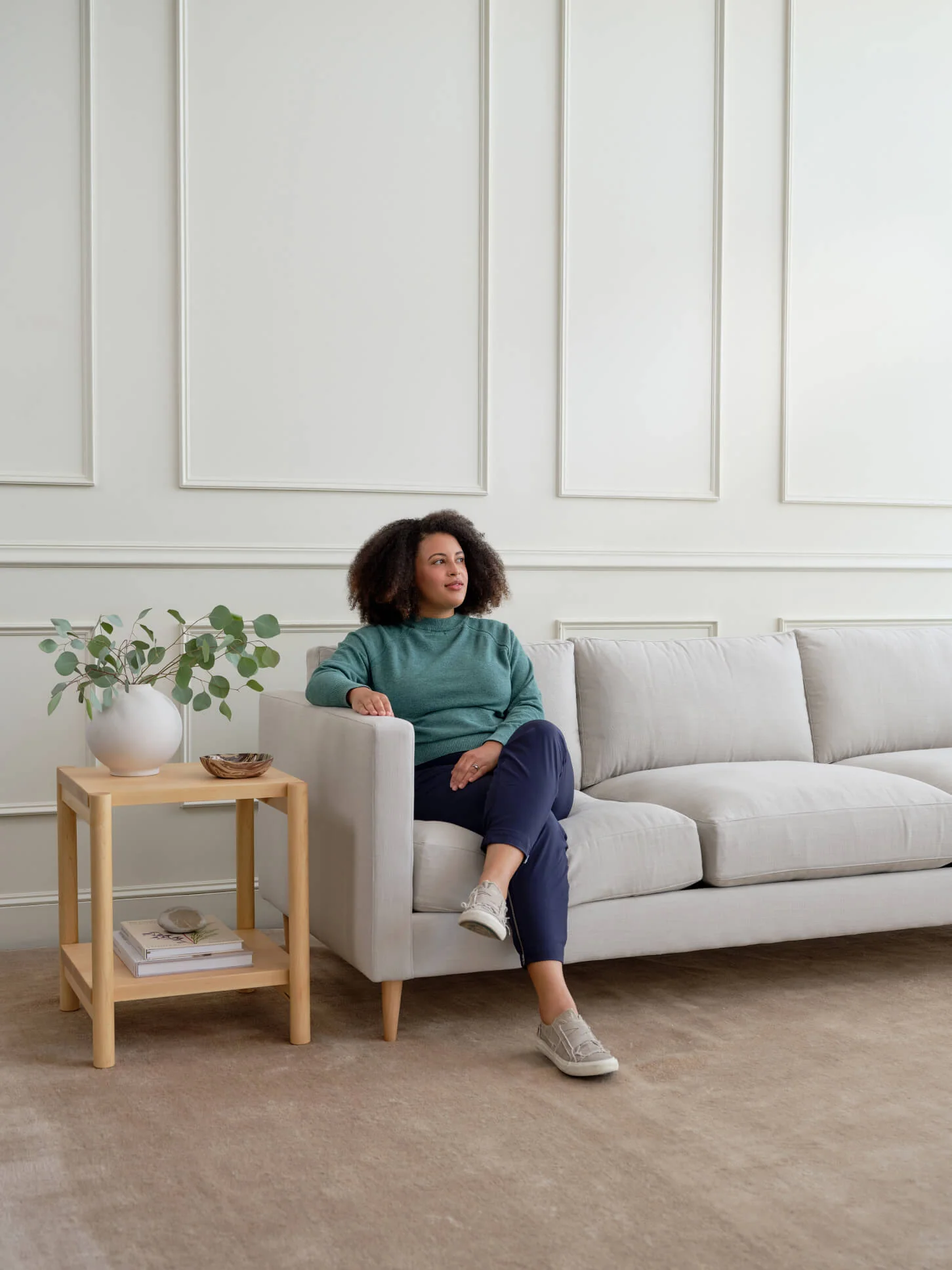 Mota Corner Sectional in Natural Latex - Image 4