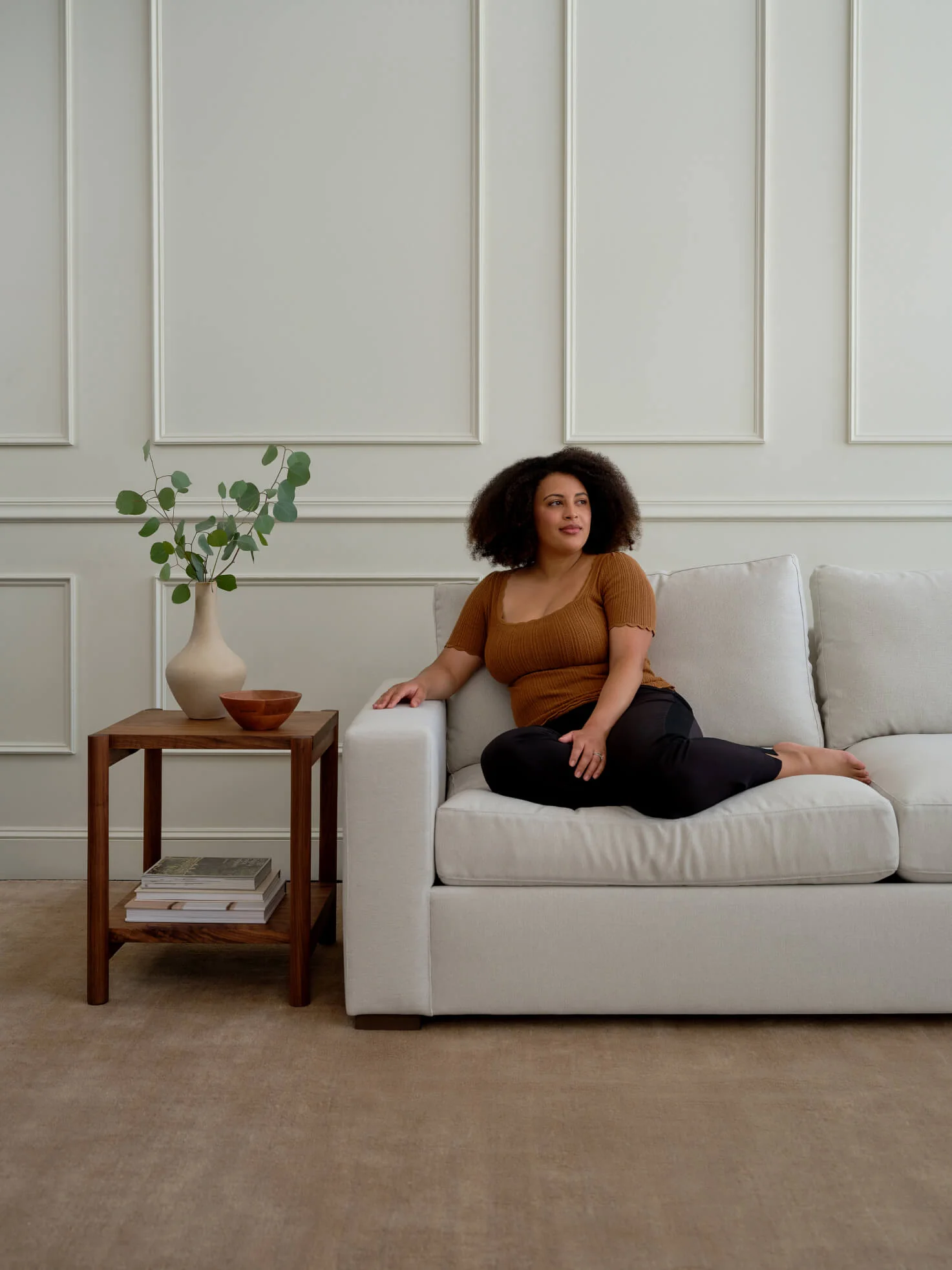 Rio Corner Sleeper Sectional in Natural Latex - Image 5