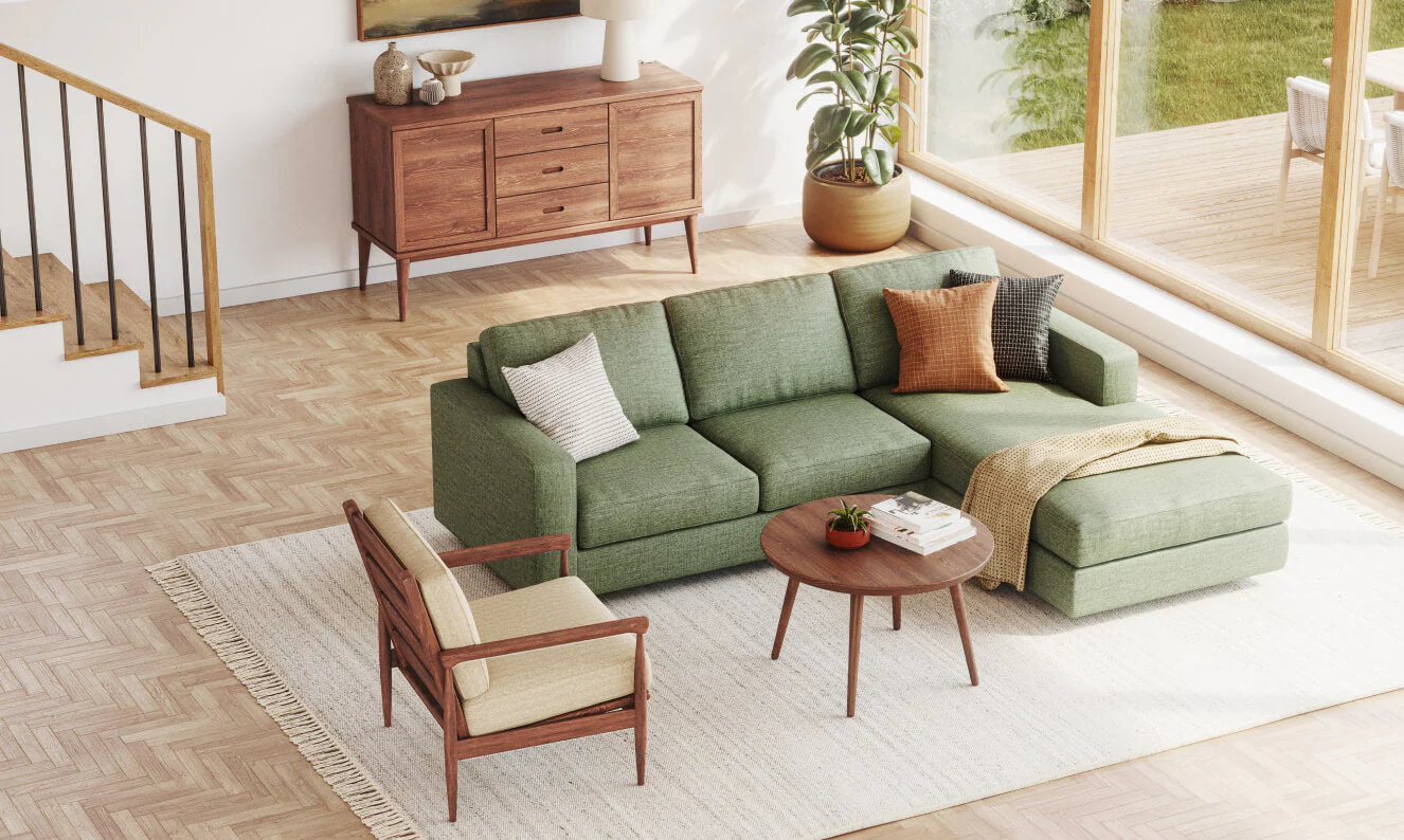 Rio Plush Chaise Sectional - Image 4
