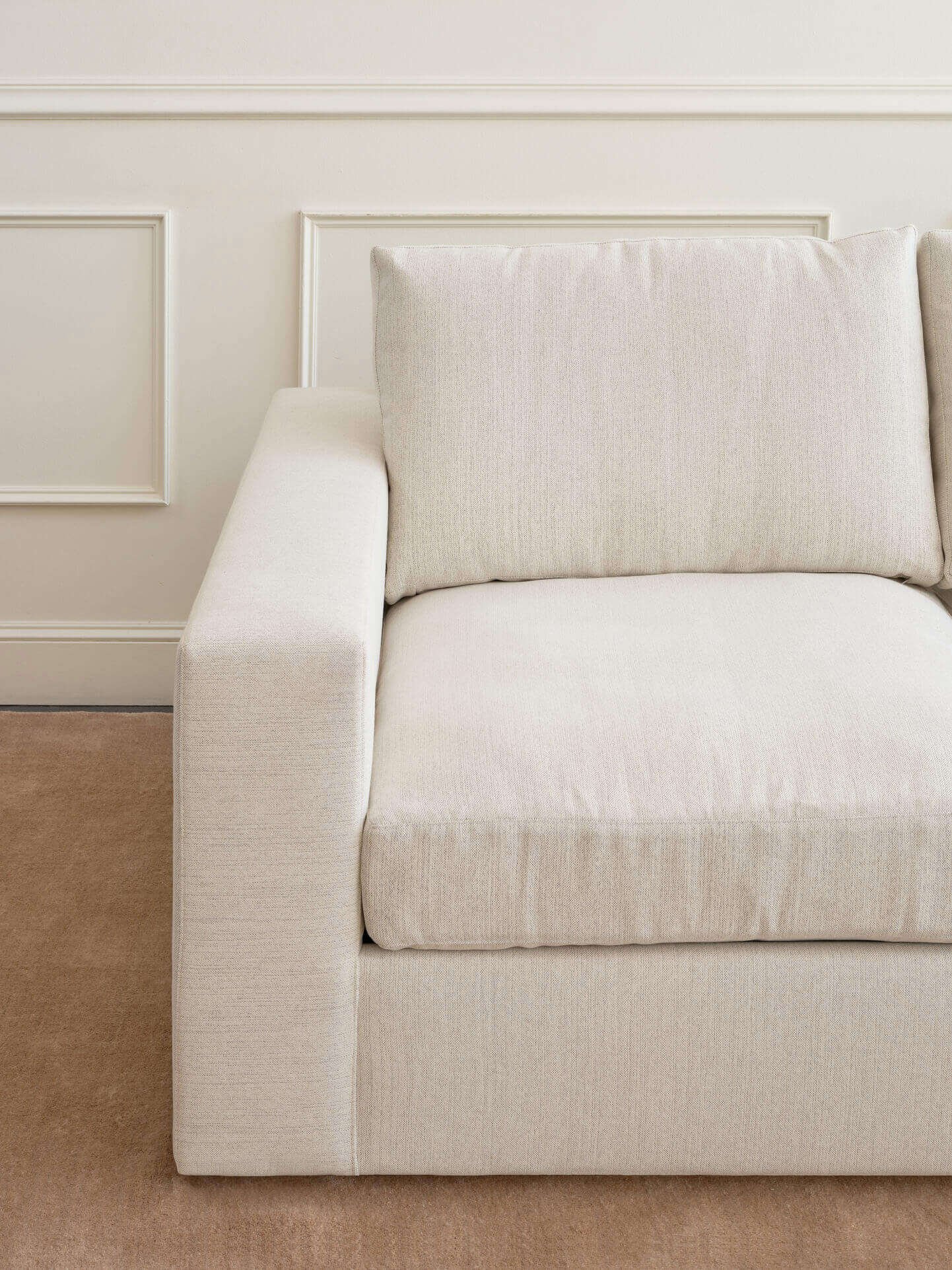 Rio Plush Modular U Sectional in Natural Latex - Image 4
