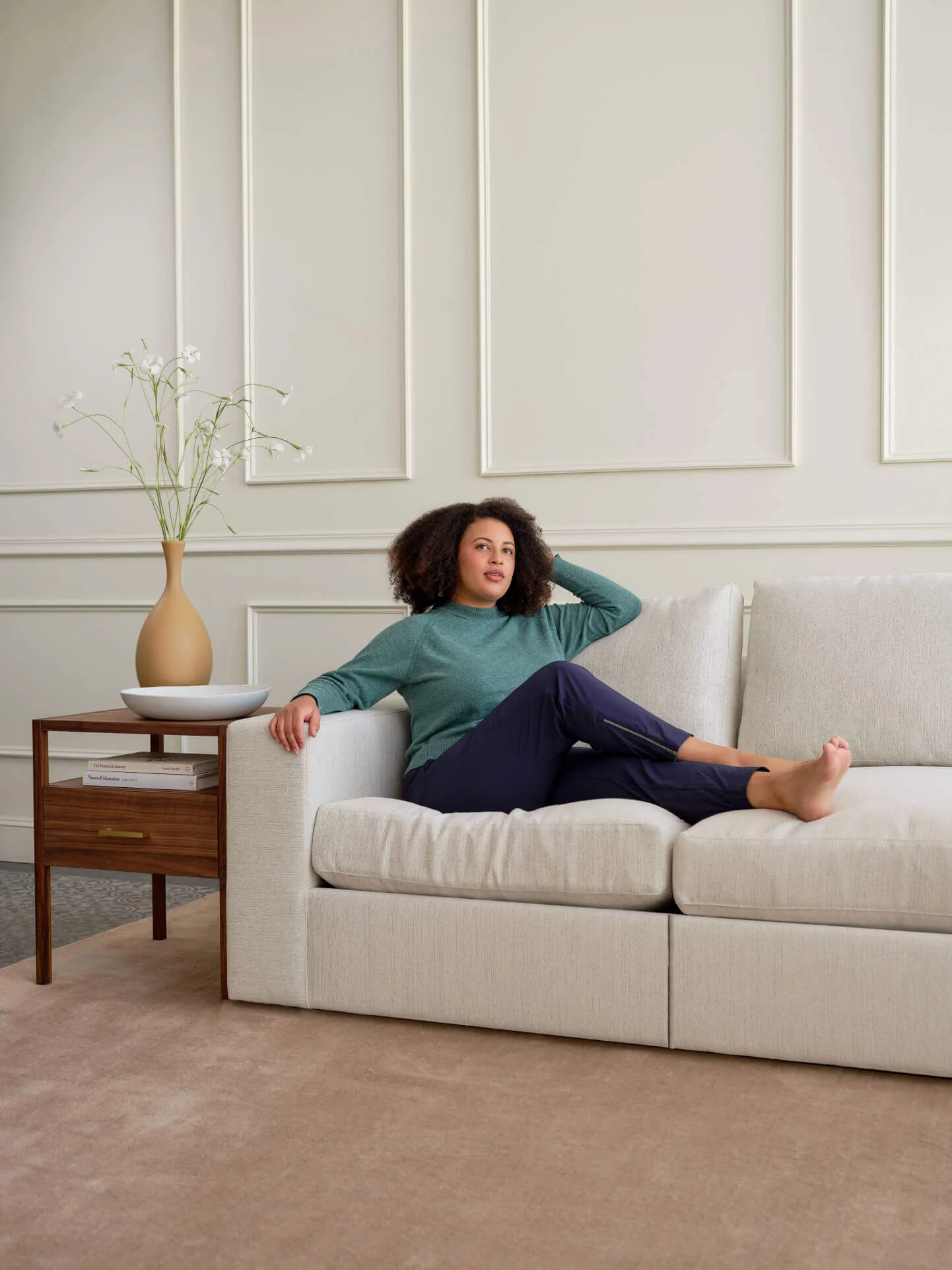 Rio Plush Modular U Sectional in Natural Latex - Image 5