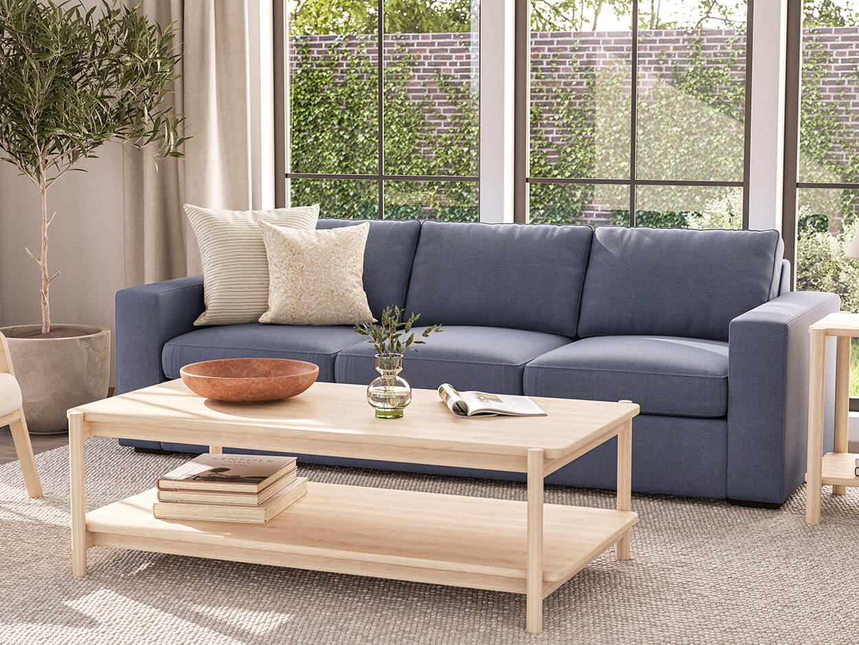 Rio Plush Sofa in Natural Latex - Image 11