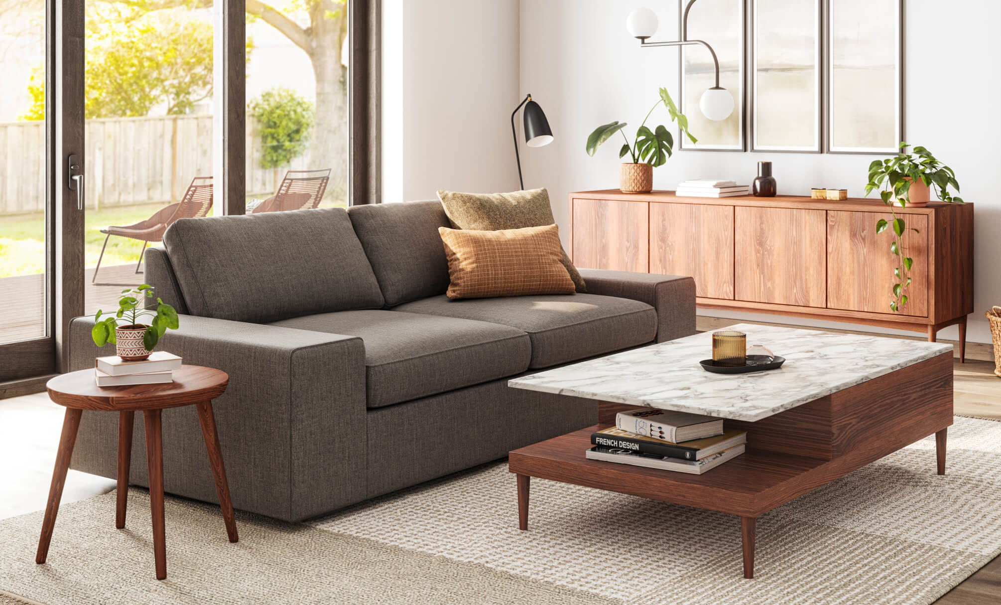 Sino Small Rectangular Coffee Table - Image 6